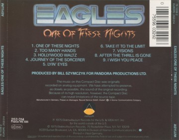 Eagles   one of these nights 08