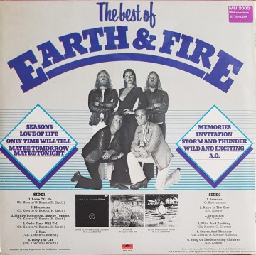Earth  fire   the best of lp 2 4