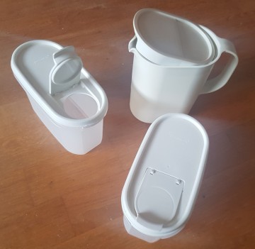 Tupperware set van 3